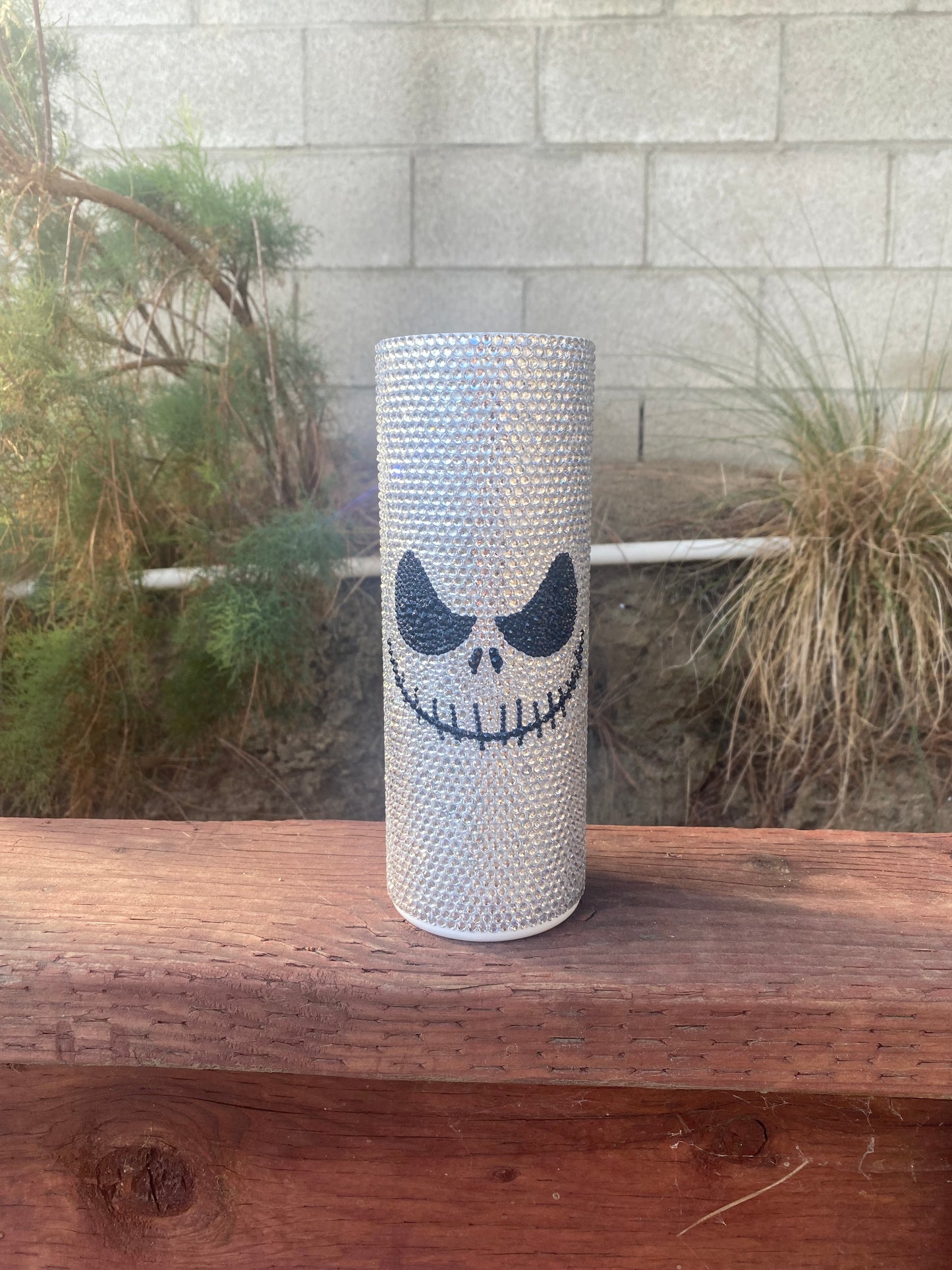 Jack Skellington Rhinestone Tumbler