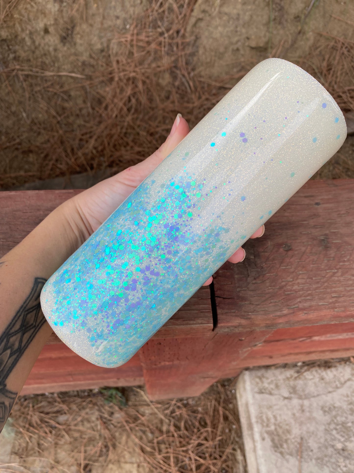 Ombre Snowflake Tumbler