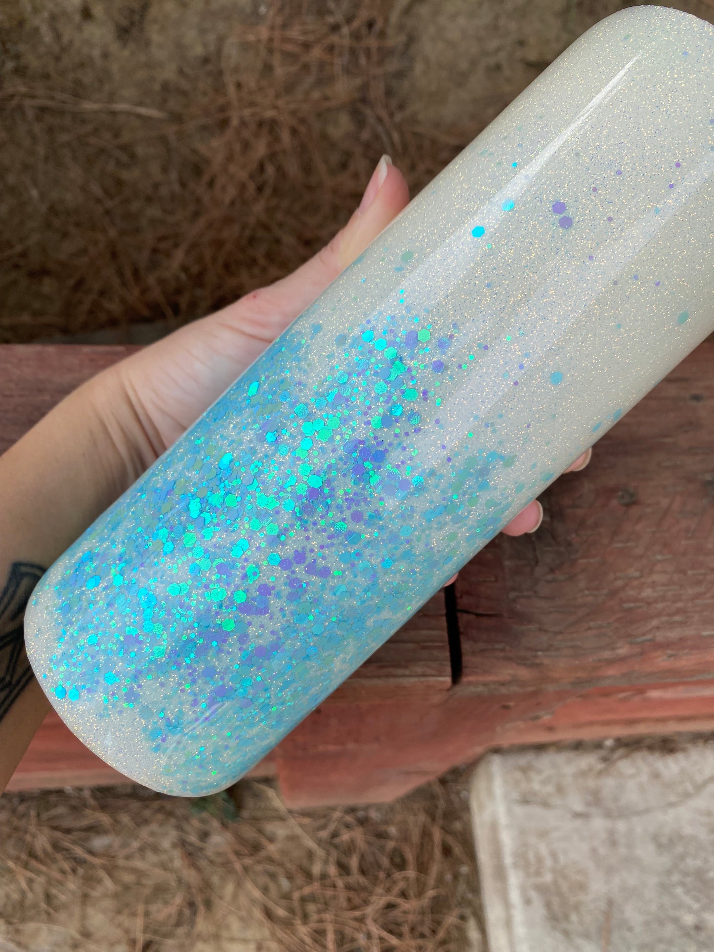 Ombre Snowflake Tumbler