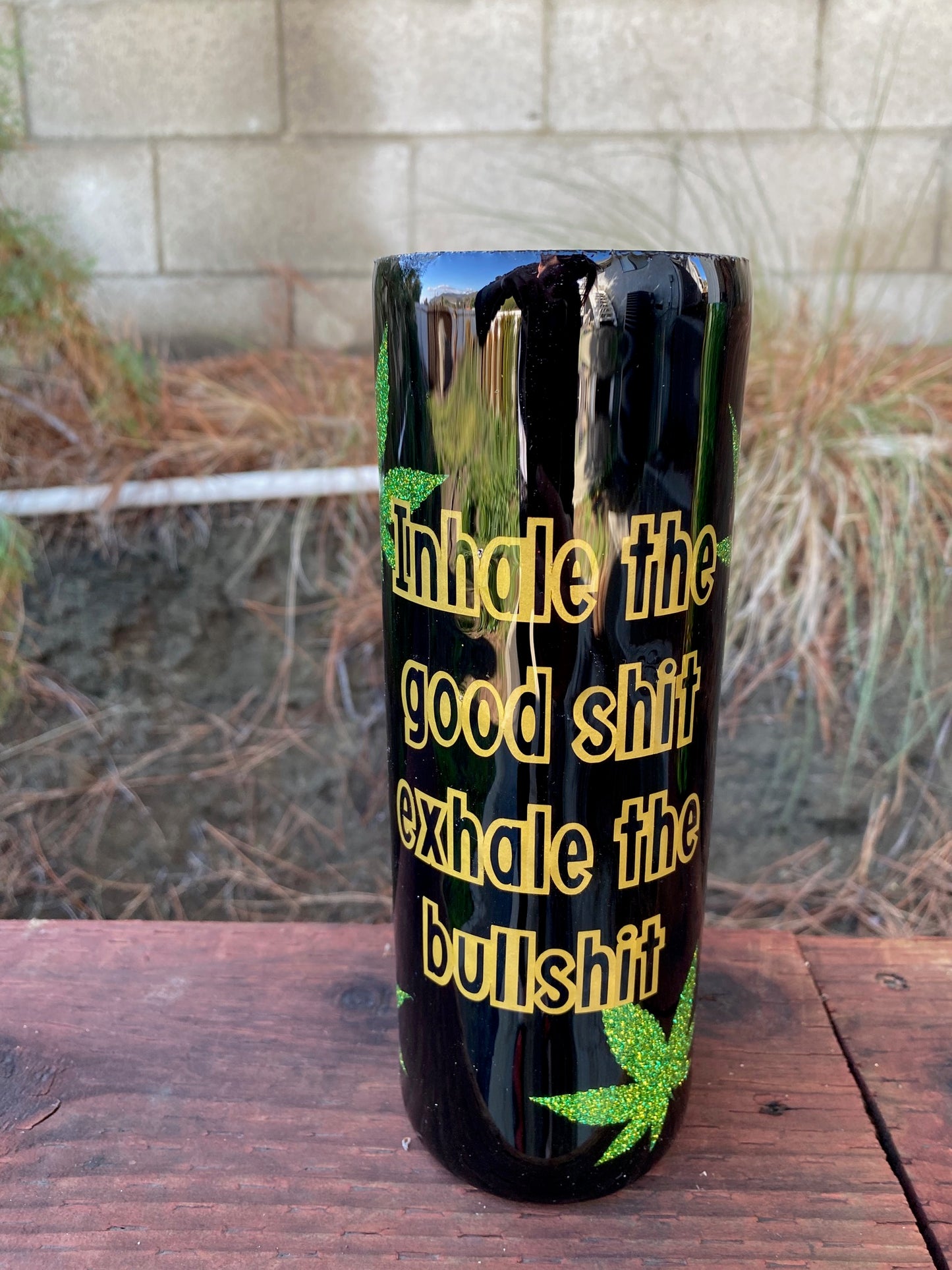 Inhale the Good, Exhale the Bad Tumbler