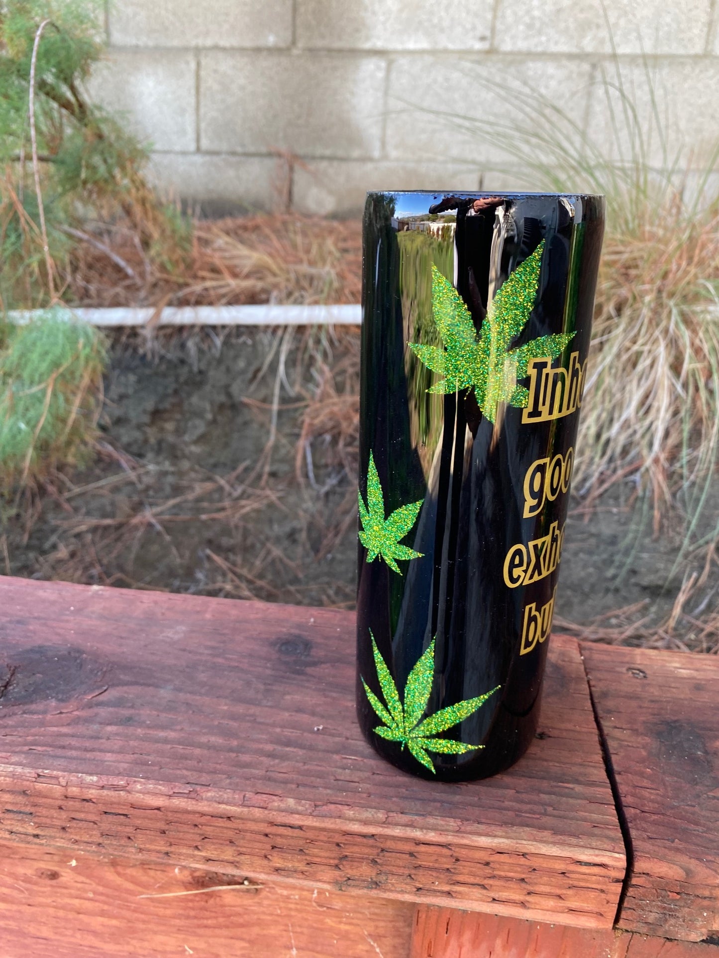 Inhale the Good, Exhale the Bad Tumbler