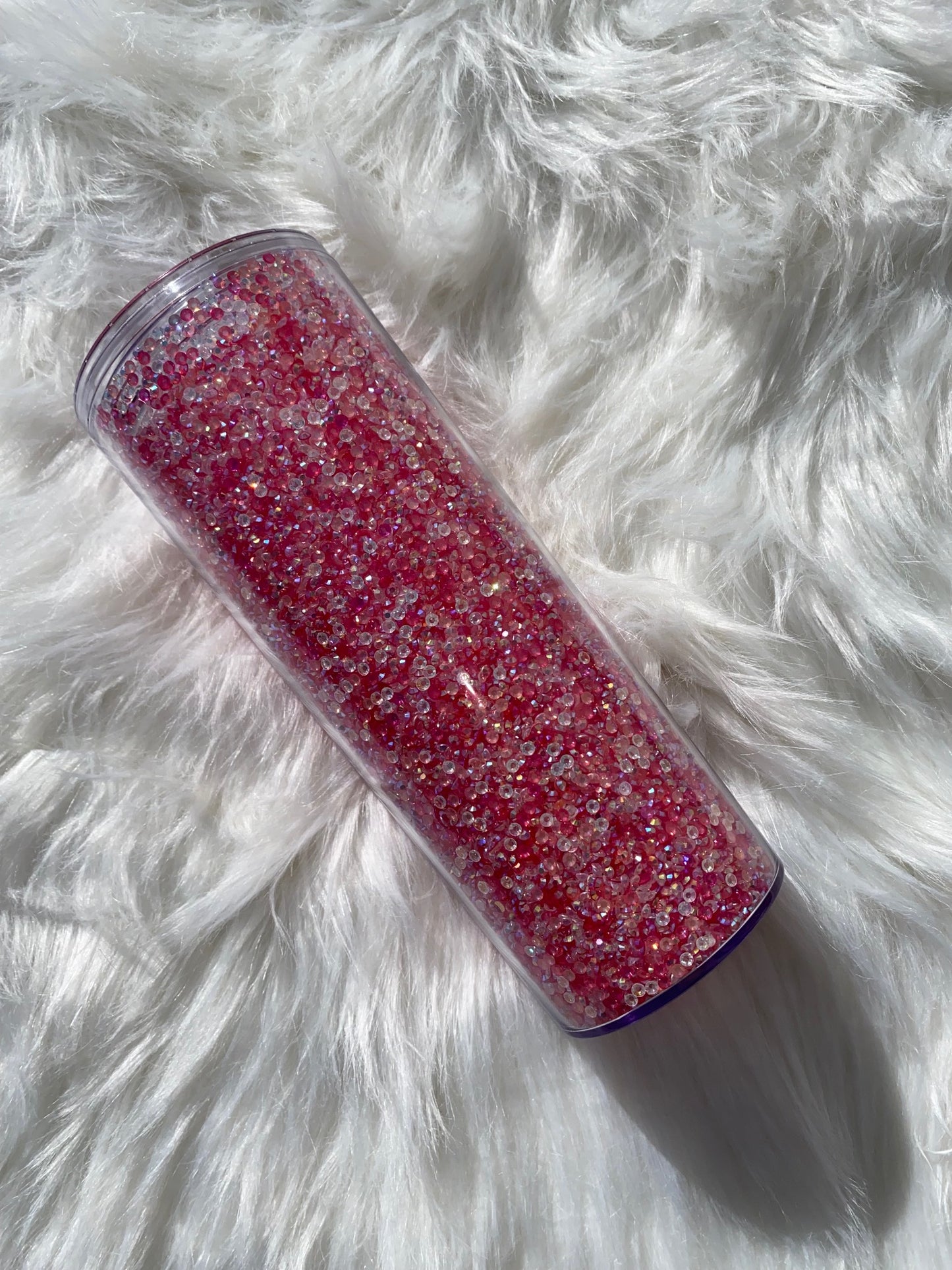 Pink Rhinestone Tumbler