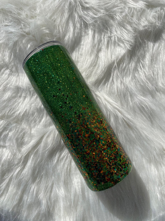 Camouflage Glitter Ombre Tumbler
